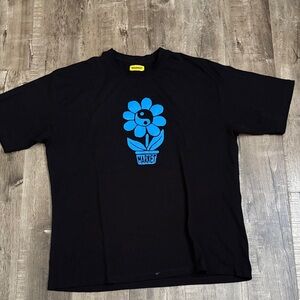 Market Black Ying Yang Plant SS T-shirt